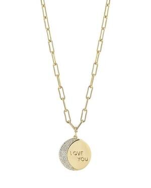 NEW ELA RAE women's love you to the moon and back necklaces in gold